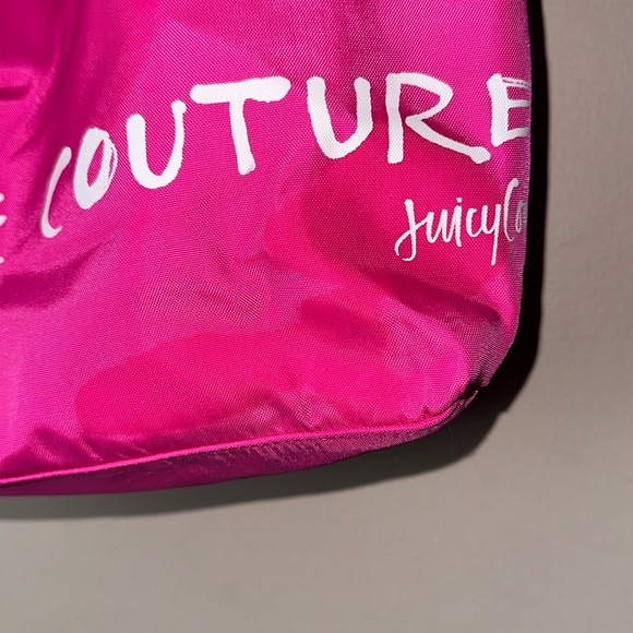 Juicy Couture" Hot Pink 'Eau De Couture' Bag 100% Nylon - Picture 4 of 9